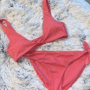 Pink bikini!